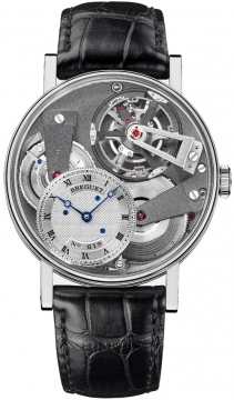 Buy this new Breguet Tradition Tourbillon Hand Wound 41mm 7047pt/11/9zu mens watch for the discount price of £177,055.00. UK Retailer.