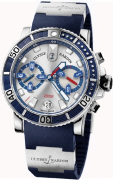 Buy this new Ulysse Nardin Maxi Marine Diver Chronograph 8003-102-3/91 mens watch for the discount price of £6,545.00. UK Retailer.