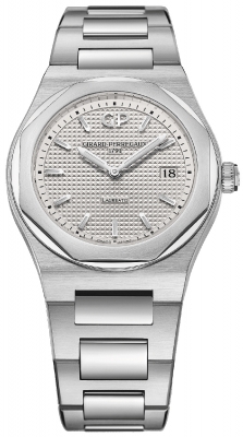 Buy this new Girard Perregaux Laureato Quartz 34mm 80189-11-131-11a ladies watch for the discount price of £5,456.00. UK Retailer.