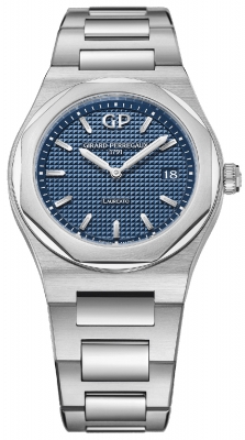 Buy this new Girard Perregaux Laureato Quartz 34mm 80189-11-431-11a ladies watch for the discount price of £5,456.00. UK Retailer.