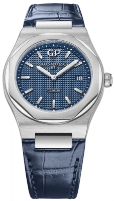 Buy this new Girard Perregaux Laureato Quartz 34mm 80189-11-431-cb4a ladies watch for the discount price of £4,840.00. UK Retailer.