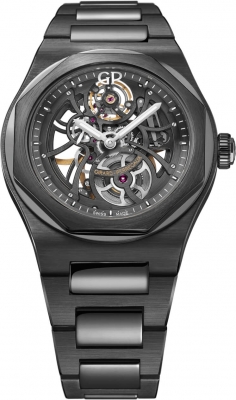 Buy this new Girard Perregaux Laureato Skeleton Automatic 42mm 81015-32-001-32a mens watch for the discount price of £40,280.00. UK Retailer.