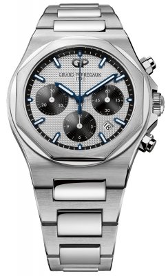 Buy this new Girard Perregaux Laureato Chronograph 42mm 81020-11-131-11a mens watch for the discount price of £13,904.00. UK Retailer.