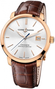 Buy this new Ulysse Nardin Classico 40mm 8156-111-2/90 mens watch for the discount price of £9,477.00. UK Retailer.