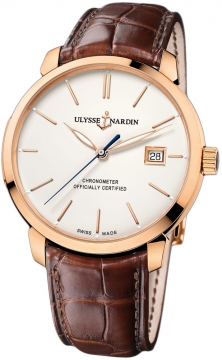 Buy this new Ulysse Nardin Classico 40mm 8156-111-2/91 mens watch for the discount price of £9,477.00. UK Retailer.