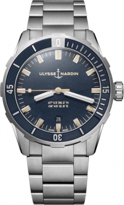 Buy this new Ulysse Nardin Diver 42mm 8163-175-7M/93 mens watch for the discount price of £5,720.50. UK Retailer.