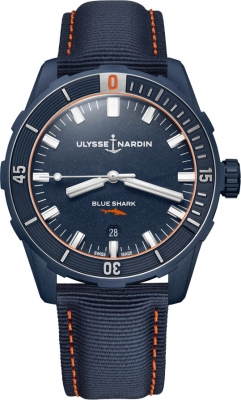 Buy this new Ulysse Nardin Diver 42mm 8163-175LE/93-BLUESHARK mens watch for the discount price of £5,890.00. UK Retailer.