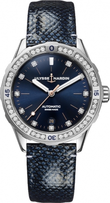 Buy this new Ulysse Nardin Lady Diver 39mm 8163-182B.2/13 ladies watch for the discount price of £9,205.00. UK Retailer.