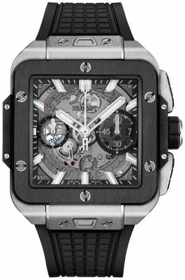 Buy this new Hublot Square Bang 42mm 821.NM.0170.RX mens watch for the discount price of £17,680.00. UK Retailer.
