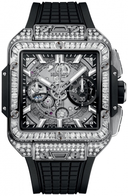 Buy this new Hublot Square Bang 42mm 821.NX.0170.RX.0904 mens watch for the discount price of £58,256.00. UK Retailer.