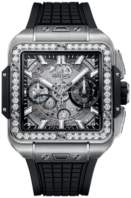 Buy this new Hublot Square Bang 42mm 821.NX.0170.RX.1204 mens watch for the discount price of £22,270.00. UK Retailer.