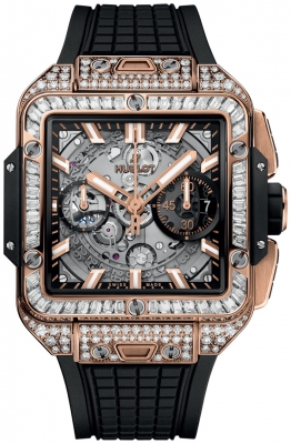 Buy this new Hublot Square Bang 42mm 821.OX.0180.RX.0904 mens watch for the discount price of £73,270.00. UK Retailer.