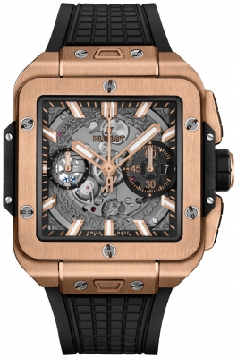 Buy this new Hublot Square Bang 42mm 821.OX.0180.RX mens watch for the discount price of £31,535.00. UK Retailer.