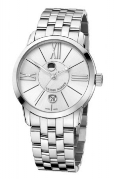 Buy this new Ulysse Nardin Classico Luna 40mm 8293-122-7/41 mens watch for the discount price of £7,030.00. UK Retailer.