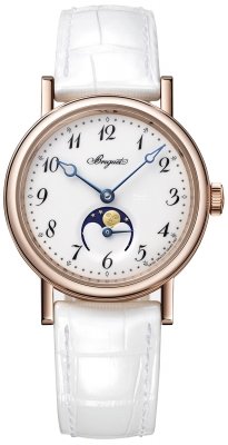 Buy this new Breguet Classique Automatic Moonphase 30mm 9087br/29/964 ladies watch for the discount price of £22,270.00. UK Retailer.