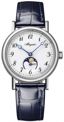 Buy this new Breguet Classique Automatic Moonphase 30mm 9087bb/29/964 ladies watch for the discount price of £22,695.00. UK Retailer.