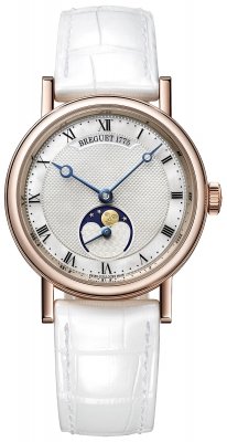 Buy this new Breguet Classique Automatic Moonphase 30mm 9087br/52/964 ladies watch for the discount price of £22,695.00. UK Retailer.