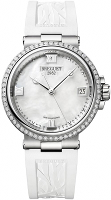 Buy this new Breguet Marine Automatic 33.8mm 9518st/5w/584/d000 ladies watch for the discount price of £17,850.00. UK Retailer.