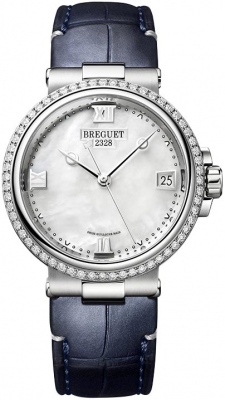 Buy this new Breguet Marine Automatic 33.8mm 9518st/5w/984/d000 ladies watch for the discount price of £17,850.00. UK Retailer.