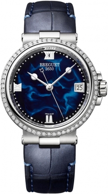 Buy this new Breguet Marine Automatic 33.8mm 9518st/e2/984/d000 ladies watch for the discount price of £18,445.00. UK Retailer.