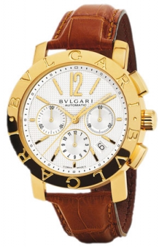 Buy this new Bulgari BVLGARI BVLGARI Chronograph 42mm bb42wgldch mens watch for the discount price of £12,871.00. UK Retailer.