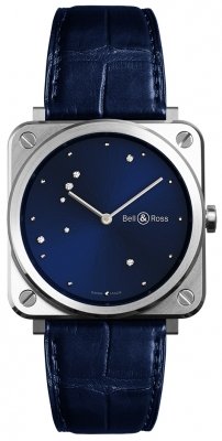 Buy this new Bell & Ross BR S Quartz 39mm BRS-EA-ST/SCR midsize watch for the discount price of £2,250.00. UK Retailer.