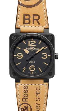 Buy this new Bell & Ross BR01-92 Automatic 46mm BR01-92 Heritage mens watch for the discount price of £2,565.00. UK Retailer.