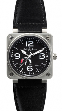 Buy this new Bell & Ross BR01-97 Power Reserve 46mm BR01-97 Steel Black mens watch for the discount price of £2,826.00. UK Retailer.