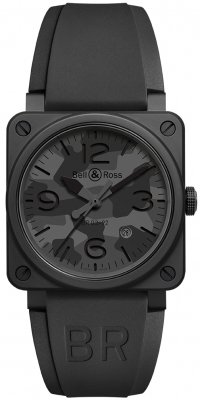 Buy this new Bell & Ross BR03-92 Automatic 42mm BR0392-CAMO-CE/SRB mens watch for the discount price of £2,465.00. UK Retailer.