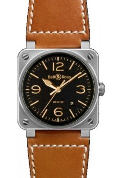 Buy this new Bell & Ross BR03-92 Automatic 42mm BR03-92 Golden Heritage mens watch for the discount price of £3,060.00. UK Retailer.