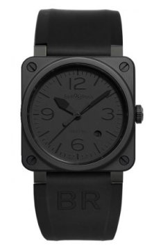 Buy this new Bell & Ross BR03-92 Automatic 42mm BR03-92 Phantom Ceramic mens watch for the discount price of £3,060.00. UK Retailer.