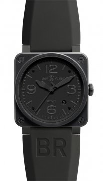 Buy this new Bell & Ross BR03-92 Automatic 42mm BR03-92 Phantom mens watch for the discount price of £2,421.00. UK Retailer.