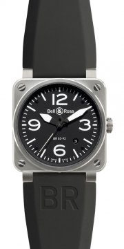 Buy this new Bell & Ross BR03-92 Automatic 42mm BR03-92 Steel mens watch for the discount price of £2,550.00. UK Retailer.