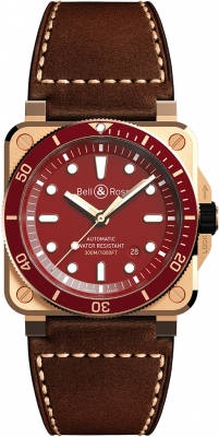 Buy this new Bell & Ross BR03-92 Diver 42mm BR0392-D-R-BR/SCA mens watch for the discount price of £3,570.00. UK Retailer.