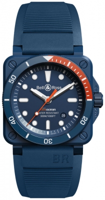 Buy this new Bell & Ross BR03-92 Diver 42mm BR0392-D-TR-CE/SRB mens watch for the discount price of £4,740.50. UK Retailer.