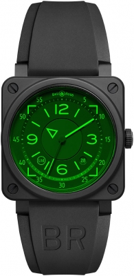 Buy this new Bell & Ross BR03-92 Automatic 42mm BR0392-HUD-CE/SRB mens watch for the discount price of £3,060.00. UK Retailer.
