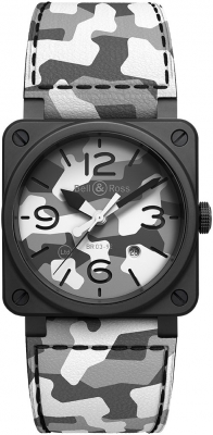 Buy this new Bell & Ross BR03-92 Automatic 42mm BR0392-CG-CE/SCA mens watch for the discount price of £2,720.00. UK Retailer.