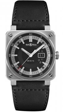 Buy this new Bell & Ross BR03-96 Grande Date 42mm BR0396-SI-ST mens watch for the discount price of £2,160.00. UK Retailer.
