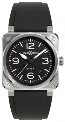 Bell & Ross BR 03 Automatic 41mm BR03A-BL-ST/SRB watch