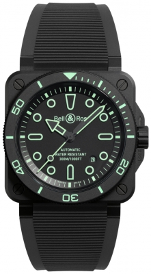 Bell & Ross BR-03 Diver 42mm BR03A-D-OL-CE/SRB watch