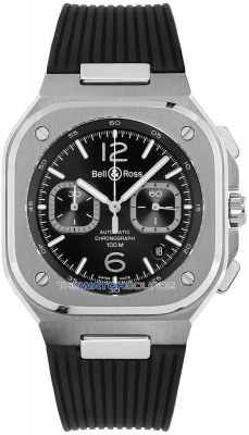 Buy this new Bell & Ross BR 05 Chronograph 42mm BR05C-BL-ST/SRB mens watch for the discount price of £4,930.00. UK Retailer.