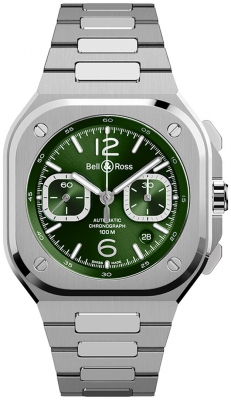 Bell & Ross BR 05 Chronograph 42mm BR05C-GN-ST/SST watch