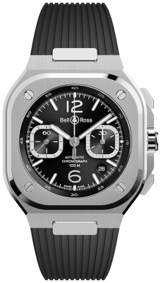 Buy this new Bell & Ross BR 05 Chronograph 42mm BR05C-BLC-ST/SRB mens watch for the discount price of £4,565.00. UK Retailer.