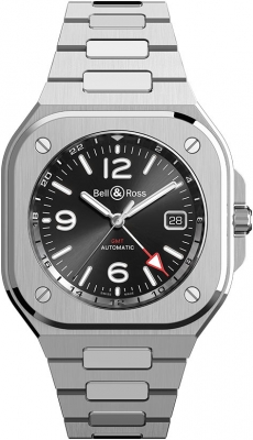 Buy this new Bell & Ross BR 05 GMT 41mm BR05G-BL-ST/SST mens watch for the discount price of £4,150.00. UK Retailer.