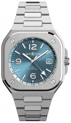 Buy this new Bell & Ross BR 05 GMT 41mm BR05G-PB-ST/SST mens watch for the discount price of £4,250.00. UK Retailer.