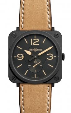 Buy this new Bell & Ross BR S Quartz 39mm BRS Heritage midsize watch for the discount price of &pound;1,728.00. UK Retailer.