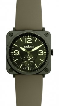 Buy this new Bell & Ross BR S Quartz 39mm BRS Military Ceramic midsize watch for the discount price of £1,669.00. UK Retailer.