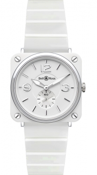 Buy this new Bell & Ross BR S Quartz 39mm BRS White Ceramic Bracelet midsize watch for the discount price of £2,133.00. UK Retailer.