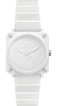 Buy this new Bell & Ross BR S Quartz 39mm BRS White Ceramic Phantom Bracelet ladies watch for the discount price of £2,133.00. UK Retailer.