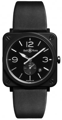 Buy this new Bell & Ross BR S Quartz 39mm BRS-BL-CES/SSA midsize watch for the discount price of £1,791.00. UK Retailer.